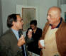 Alla galleria Ciovasso con Marco Viggi, fine anni 90